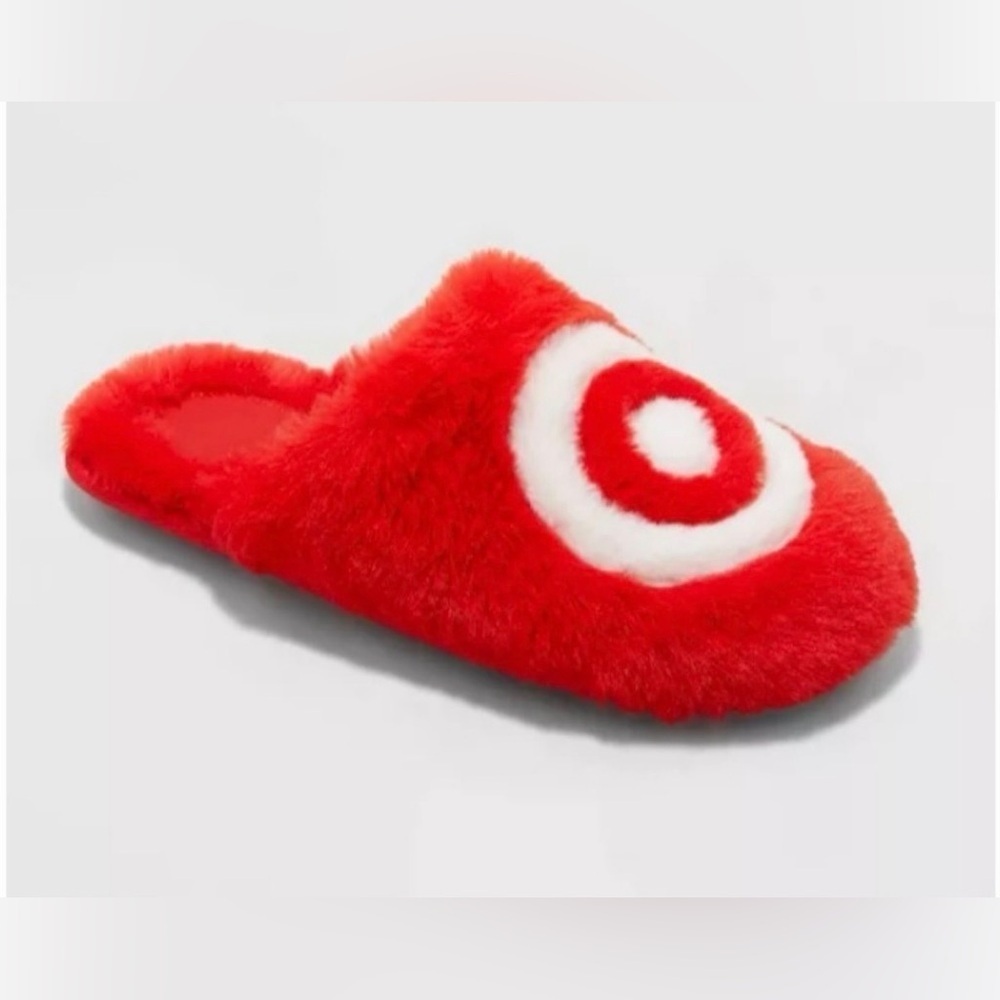 Wondershop Bullseye Scuff Sleepers Color Red Large W 7/8 
Men’s 5/6